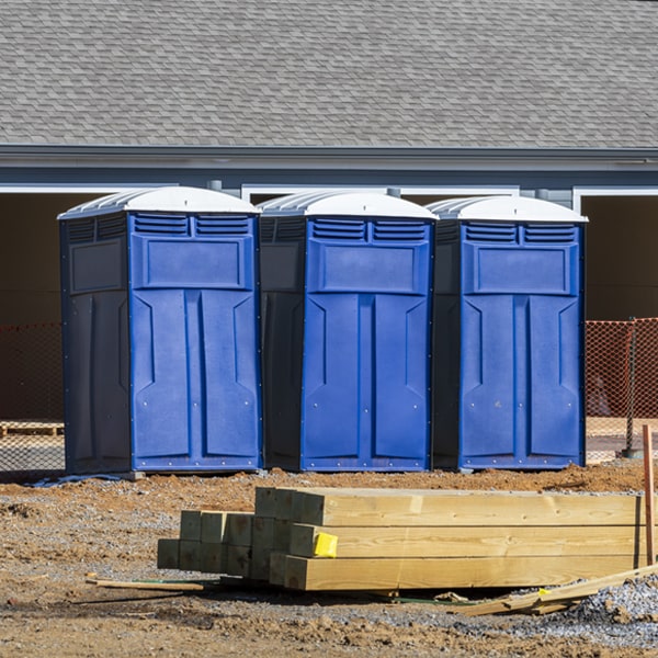 what is the expected delivery and pickup timeframe for the porta potties in Cuyahoga Falls OH